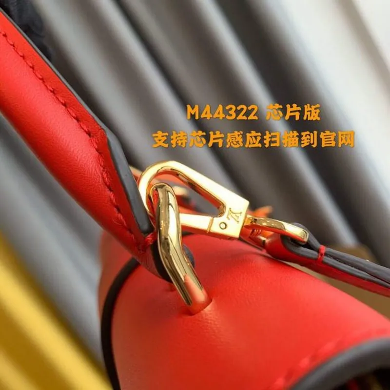 LV M44322 Louis Vuitton Locky BB Monogram Red M44321 Bag