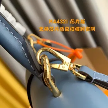 LV M44321 Louis Vuitton Locky BB Monogram Blue M44322 Bag