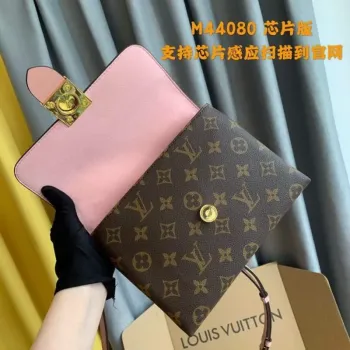 LV M44080 Louis Vuitton Locky BB Monogram Pink M44654 Bag