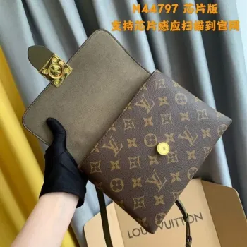 LV M44080 Louis Vuitton Locky BB Monogram Green M44654 Bag