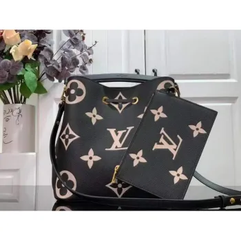 LV M44022 Louis Vuitton M45497 NéONOé Shoulder Bag Black
