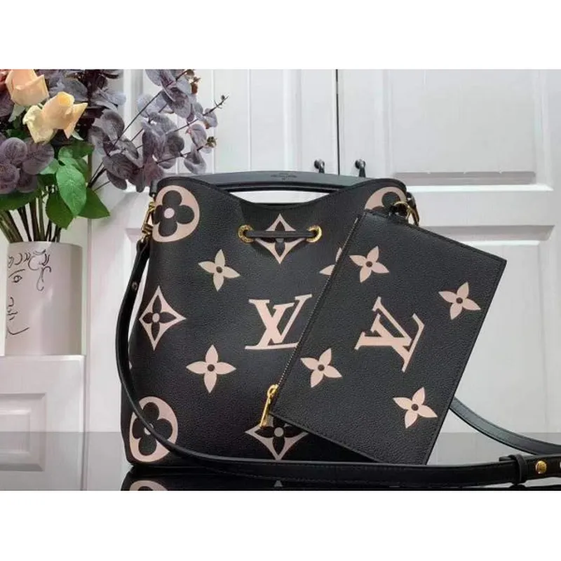 LV M44022 Louis Vuitton M45497 NéONOé Shoulder Bag Black