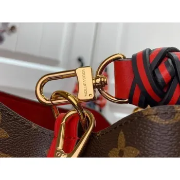LV M44021 Louis Vuitton M44022 NéONOé Shoulder Bag Red