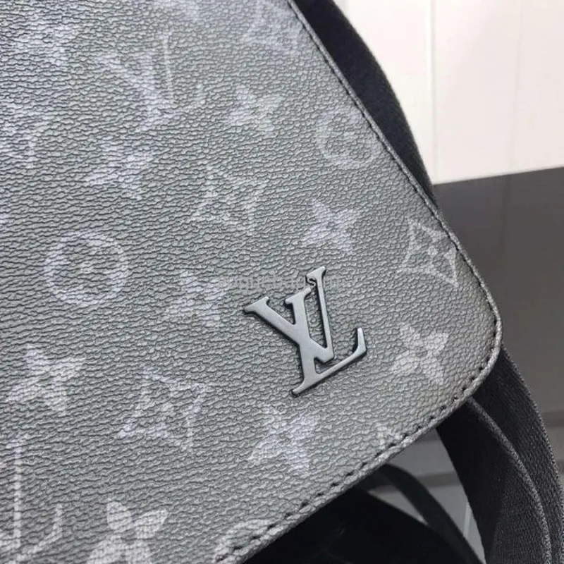 LV M44000 Louis Vuitton District PM Monogram Eclipse Canvas Bag
