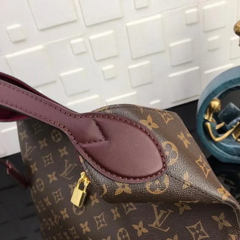 LV M43546 Louis Vuitton M43630 Lockme Hobo Monogram Bag M43769 Wine Red