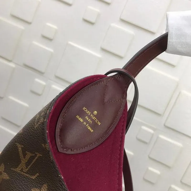 LV M43546 Louis Vuitton M43630 Lockme Hobo Monogram Bag M43769 Wine Red