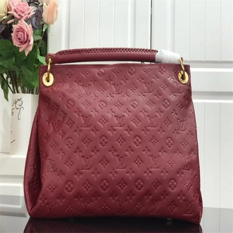 LV M43237 Louis Vuitton Artsy MM M43876 Bag Monogram Red