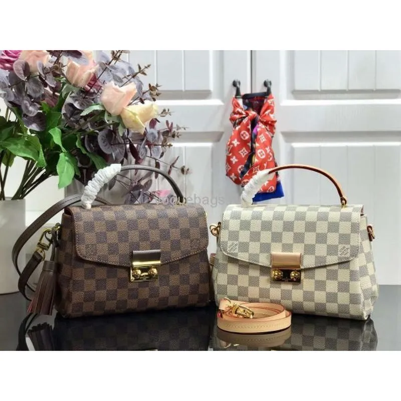 LV M41581 Louis Vuitton Croisette Damier Azur N53000 Bag
