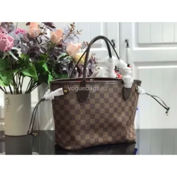 LV M41359 Louis Vuitton Neverfull PM Damier Ebene M41245 Bag Red