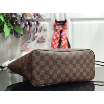 LV M41359 Louis Vuitton Neverfull PM Damier Ebene M41245 Bag Red