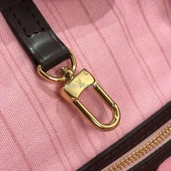 LV M41359 Louis Vuitton Neverfull PM Damier Ebene M41245 Bag Pink