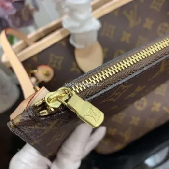 LV M41245 Louis Vuitton Neverfull PM Monogram N41362 Bag Beige