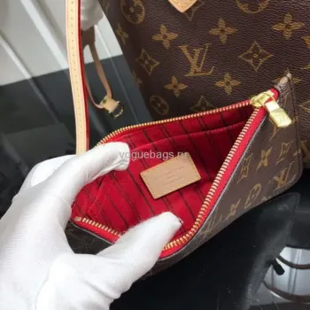 LV M41245 Louis Vuitton N41362  Neverfull PM Monogram Bag Red