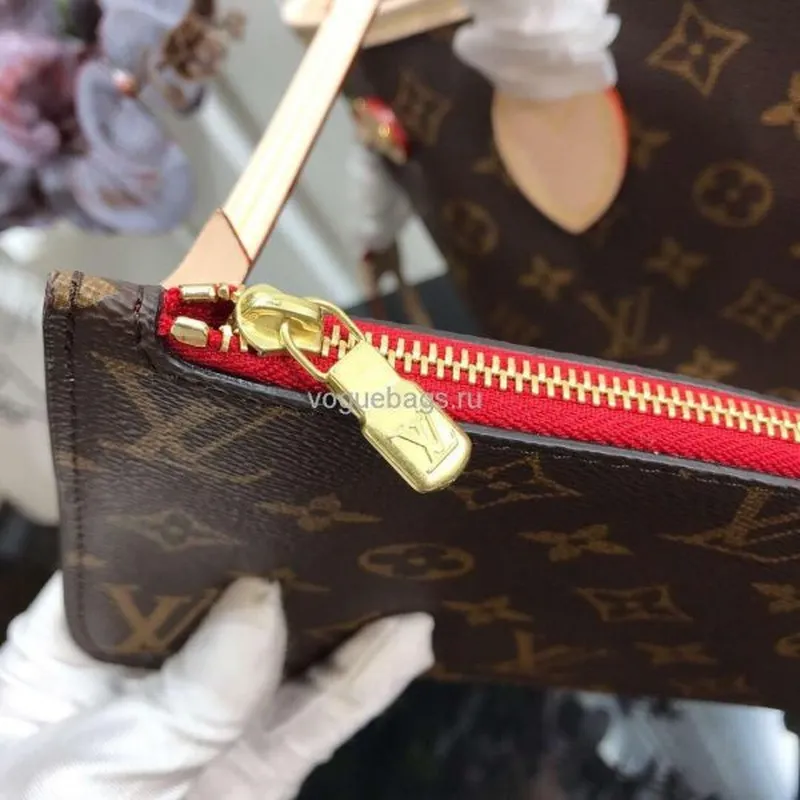 LV M41245 Louis Vuitton N41362  Neverfull PM Monogram Bag Red