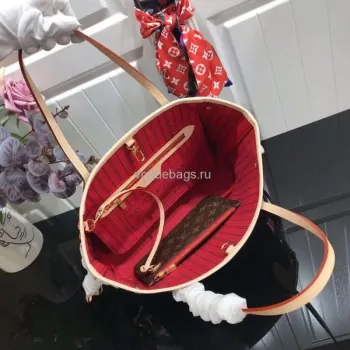 LV M41245 Louis Vuitton N41362  Neverfull PM Monogram Bag Red