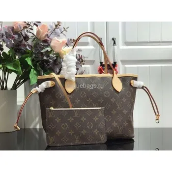 LV M41245 Louis Vuitton N41362  Neverfull PM Monogram Bag Pink