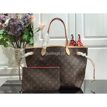 LV M41178 Louis Vuitton Neverfull MM Monogram M41177 Bag Pulm
