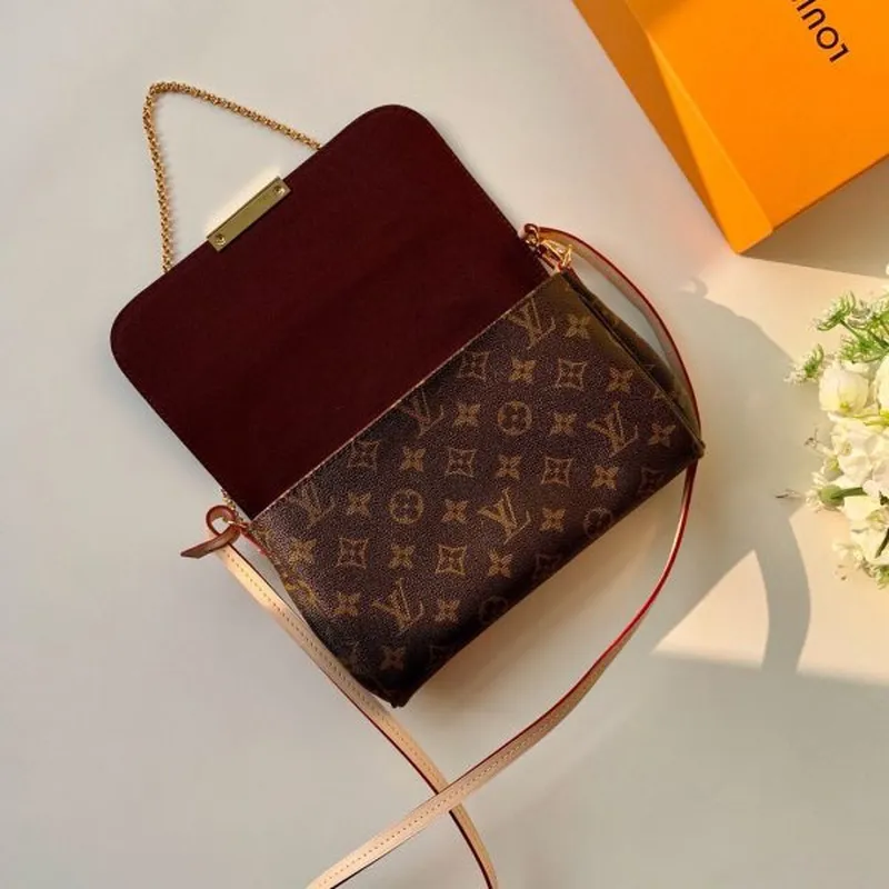 LV M40717 Louis Vuitton Favorite Pm M40718 Handbag Monogram Canvas