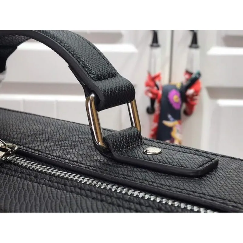 LV M30769 Louis Vuitton Briefcase Backpack Taiga Black