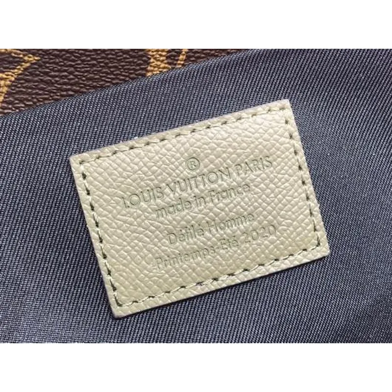 LV M30583 Louis Vuitton Pochette Voyage Steamer Bag Green