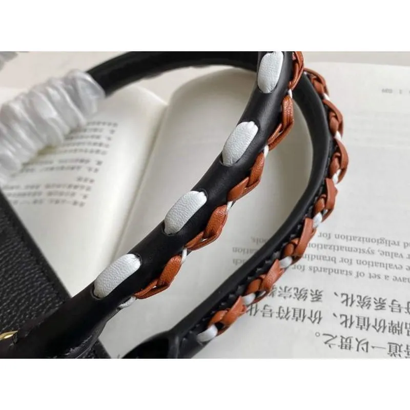 Louis Vuitton M58522 LV M58521 OnTheGo MM Monogram Empreinte Tote Bag Black