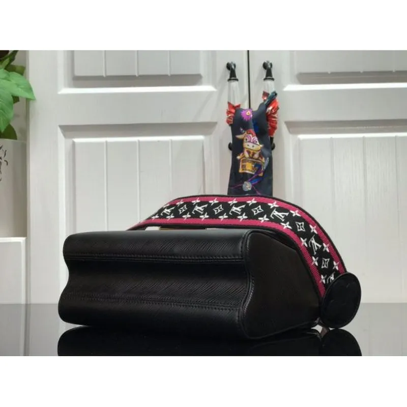 Louis Vuitton M56780 LV Crafty Twist MM Shoulder Bag M50280 Epi Black