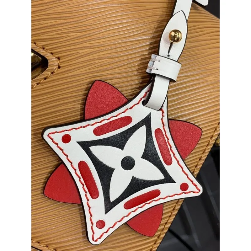 Louis Vuitton M56780 LV Crafty Twist MM Bag M56779 Epi Brown