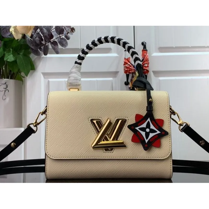 Louis Vuitton M56779 LV Crafty Twist MM Bag M56780 Epi Cream