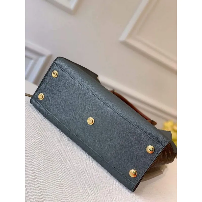 Louis Vuitton M55302 LV M53823 on my side MM M53825  High end Leathers Bag Gray