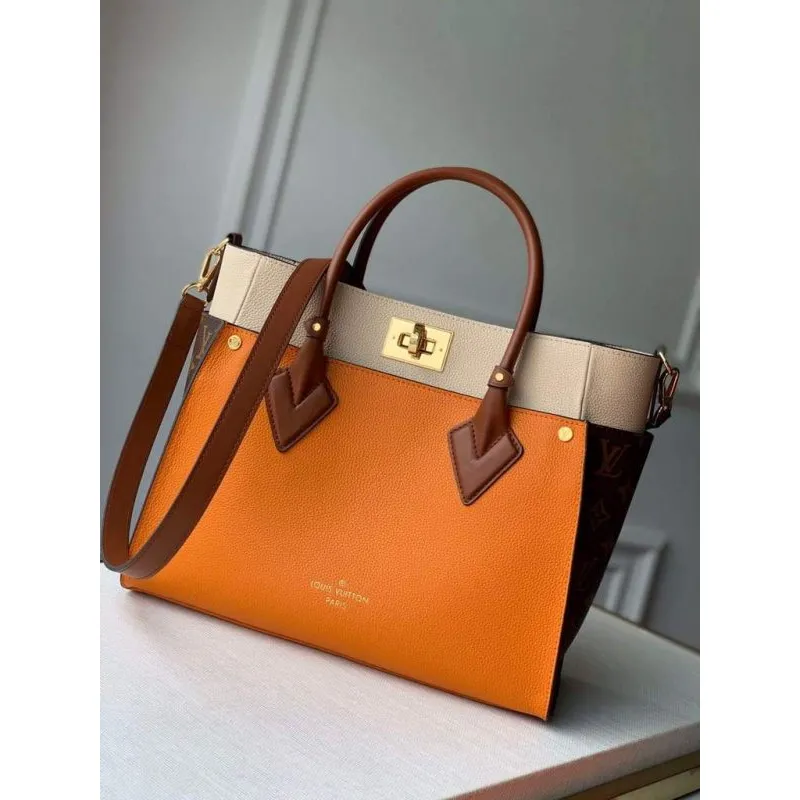 Louis Vuitton M53825 LV M53823 on My Side MM High end Leathers M55302 Bag Orange