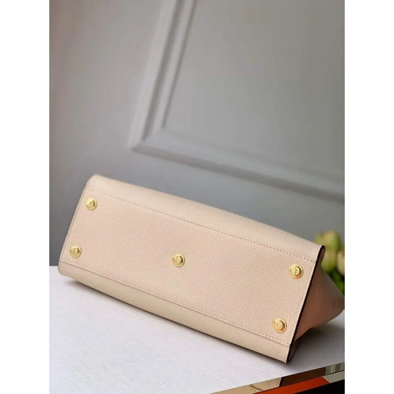 Louis Vuitton M53825 LV M53823 on My Side MM High end Leathers M55302 Bag Beige