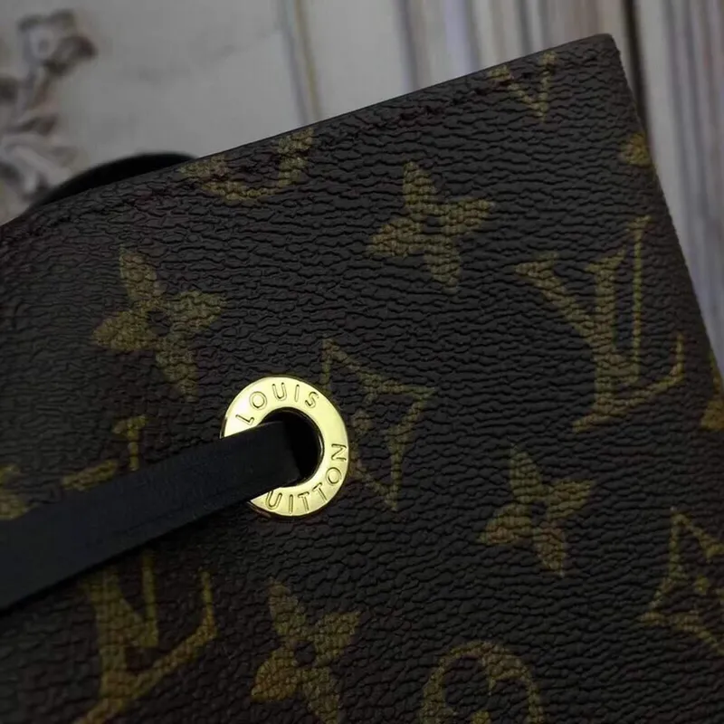Louis Vuitton M44020 NeoNoe MM Monogram Canvas M43570 Bag Black