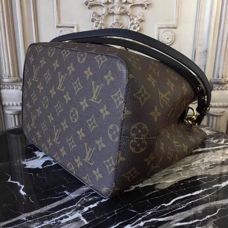 Louis Vuitton M44020 NeoNoe MM Monogram Canvas M43570 Bag Black