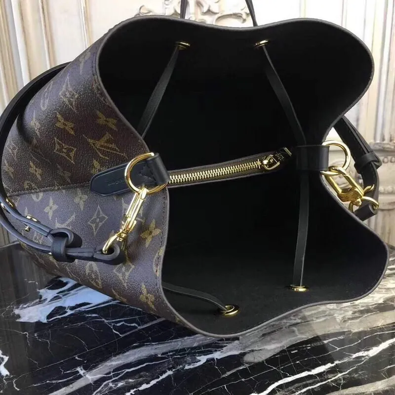 Louis Vuitton M44020 NeoNoe MM Monogram Canvas M43570 Bag Black