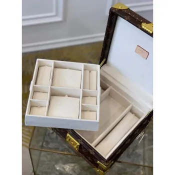 Louis Vuitton M13513 Jewelry Box Monogram LV M20040 White