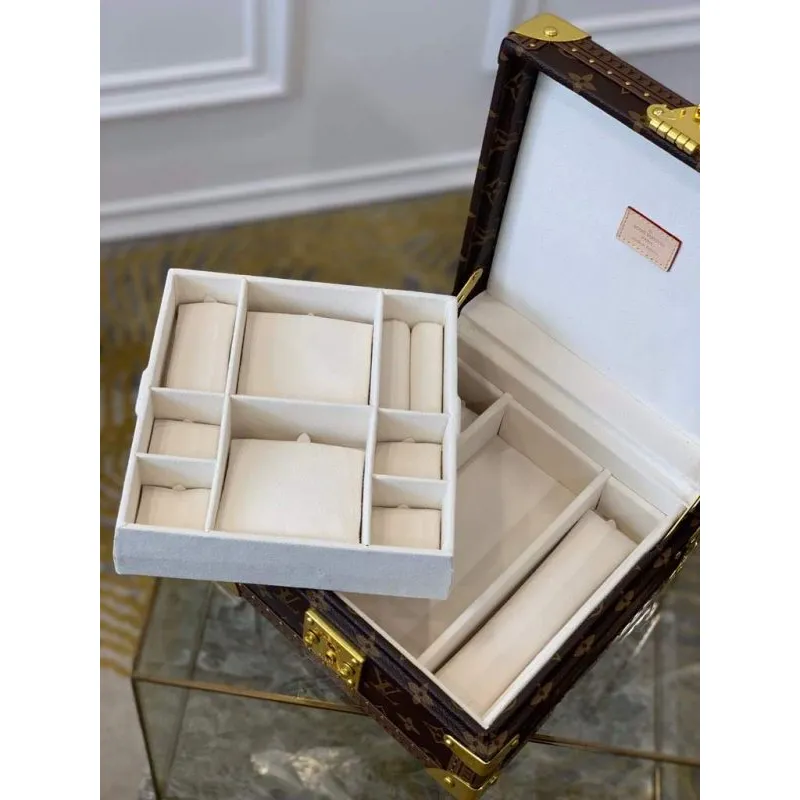 Louis Vuitton M13513 Jewelry Box Monogram LV M20040 White
