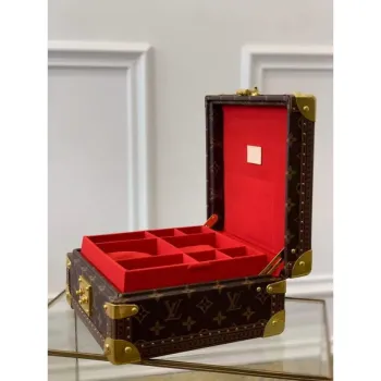 Louis Vuitton M13513 Jewelry Box Monogram LV M20040 Red