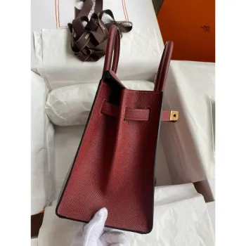 Hermes Birkin 30 Sellier Handmade Bag in Rouge H Epsom Calfskin
