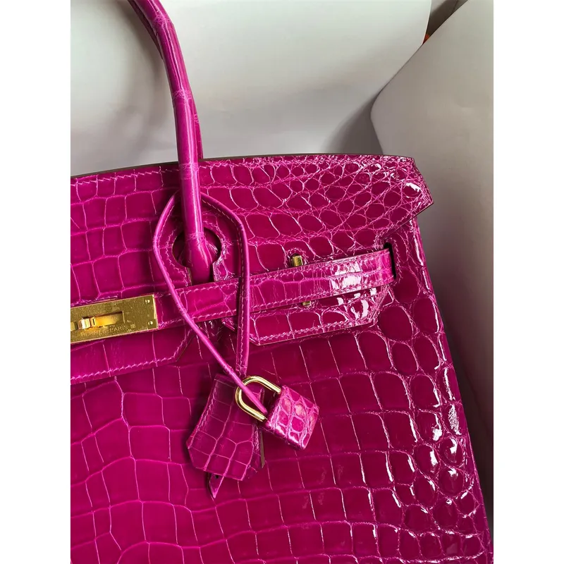 Hermes Birkin 35 Retourne Handmade Bag In Etain Epsom Calfskin