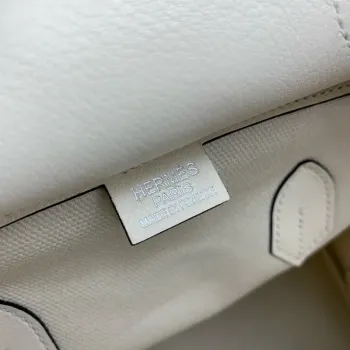 Hermes Cargo Birkin 35cm Limited edition Bag in White Canvas