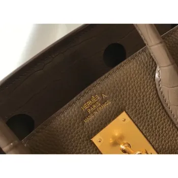 Hermes Touch Birkin 30cm Limited Edition Taupe Bag