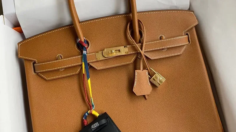 Hermes Birkin 35 Retourne in Gold Epsom Calfskin — Timeless Luxury and Craftsmanship
