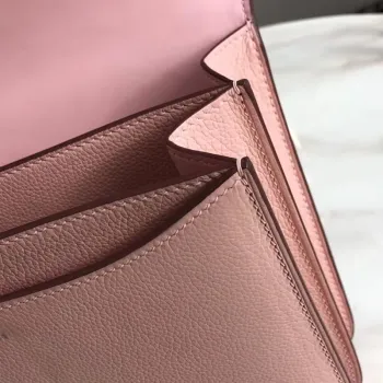 Hermes 2002 20cm Bag In Rose Sakura Evercolor Calfskin