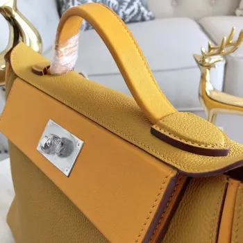 Hermes 24/24 29 Bag In Curry Clemence Calfskin