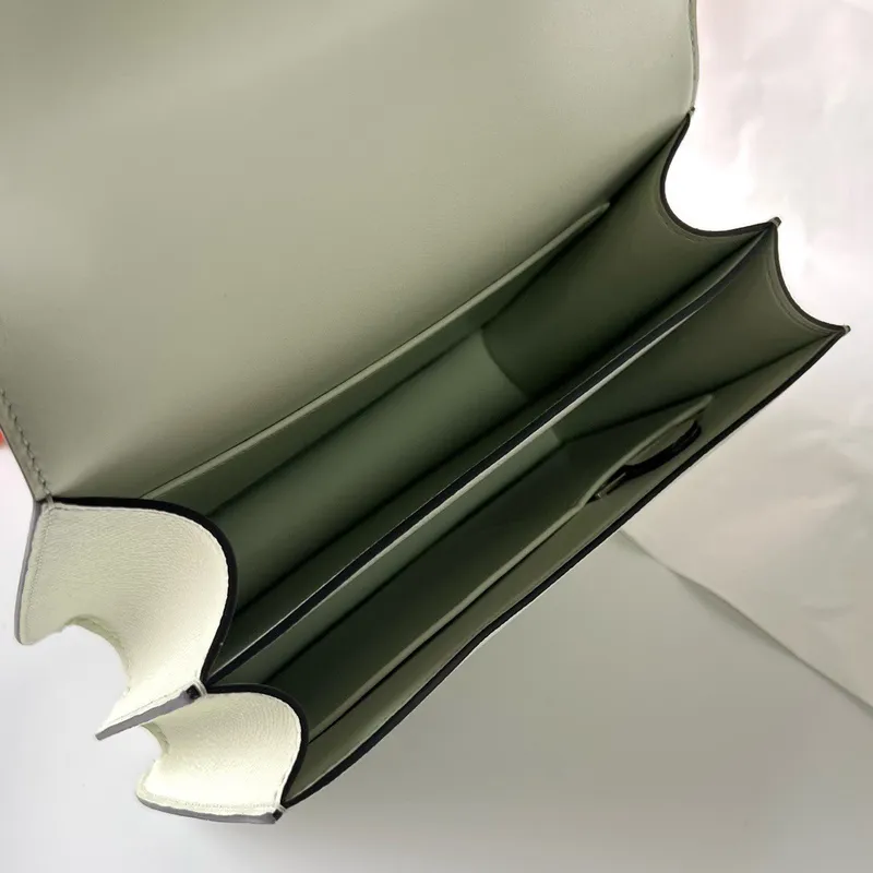 Hermes Constance 1 18 Mirror Bag In Vert Fizz Epsom Calfskin