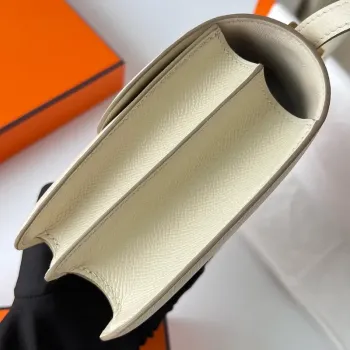 Hermes Constance 1 18 Mirror Bag In Nata Epsom Calfskin