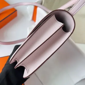 Hermes Constance 1 18 Mirror Bag In Mauve Pale Chevre Mysore Leather