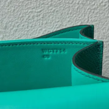 Hermes Constance 18 Handmade Bag in Menthe Lizard Leather