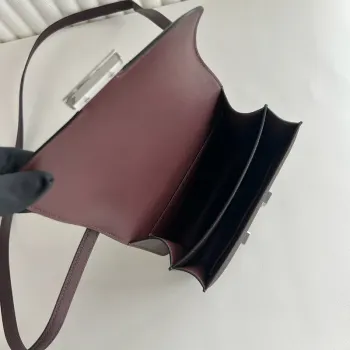 Hermes Constance 18 Handmade Bag in Rouge Sellier Epsom Calfskin