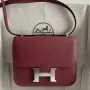 Hermes Constance 18 Handmade Bag in Rouge H Epsom Calfskin